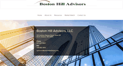 Desktop Screenshot of bostonhilladvisors.net
